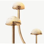 MODERN TIERED COPPER AND MARBLE CHANDELIER | CL0245P