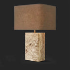 MODERN TRAVERTINE TABLE LAMP | DESIGN CLDD5200