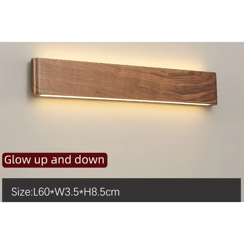 MODERN WALNUT WOOD WALL LAMP | CL1924