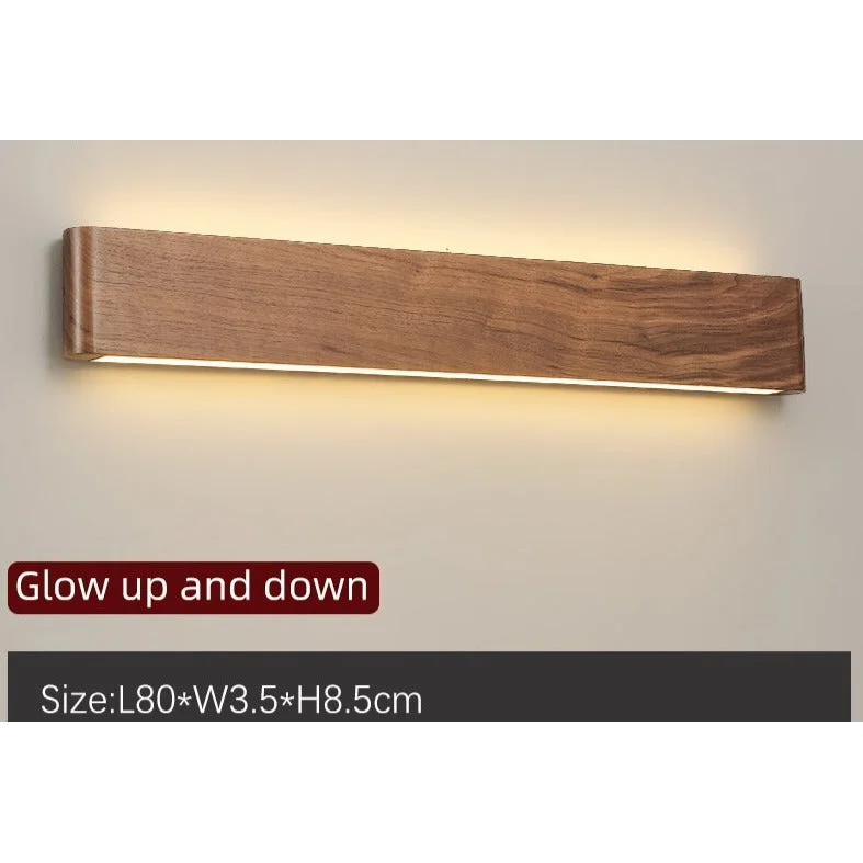 MODERN WALNUT WOOD WALL LAMP | CL1924