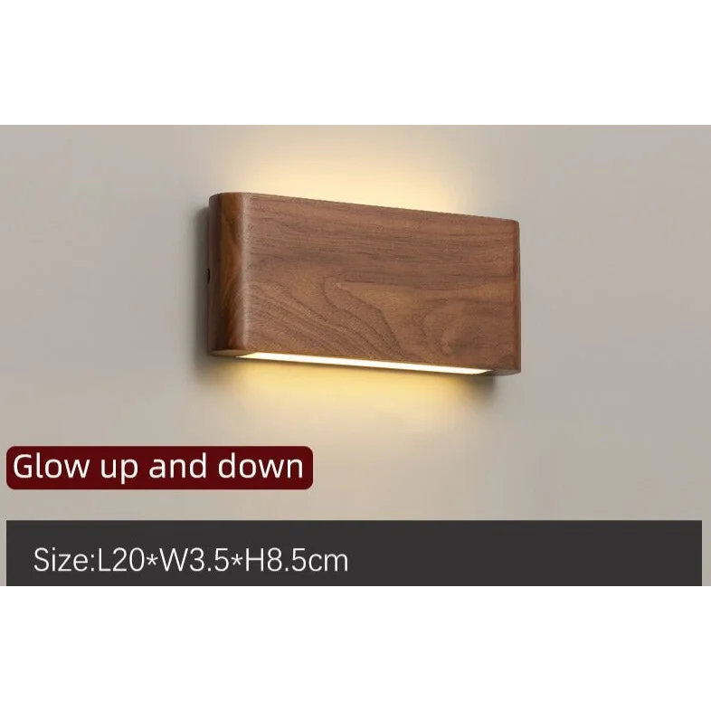MODERN WALNUT WOOD WALL LAMP | CL1924