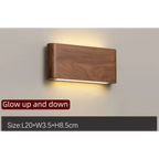 MODERN WALNUT WOOD WALL LAMP | CL1924