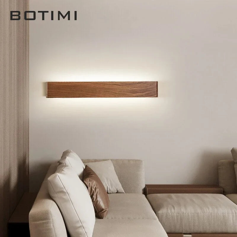 MODERN WALNUT WOOD WALL LAMP | CL1924