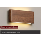 MODERN WALNUT WOOD WALL LAMP | CL1924