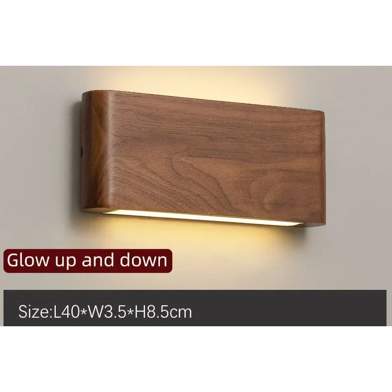 MODERN WALNUT WOOD WALL LAMP | CL1924