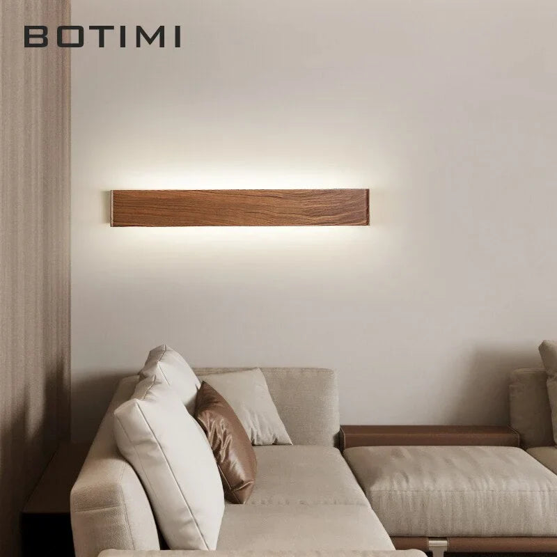 MODERN WALNUT WOOD WALL LAMP | CL1924