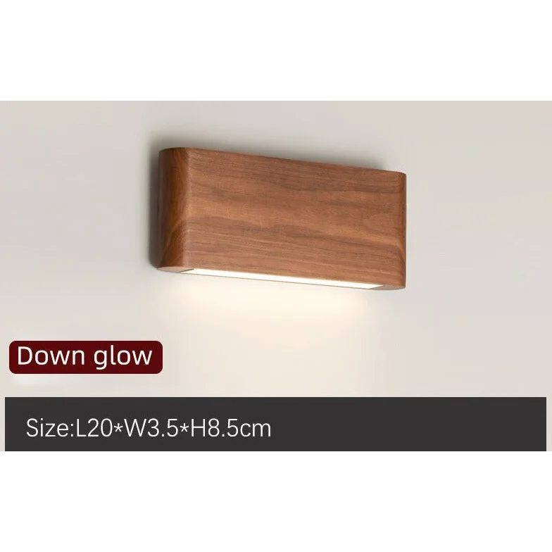 MODERN WALNUT WOOD WALL LAMP | CL1924