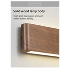 MODERN WALNUT WOOD WALL LAMP | CL1924