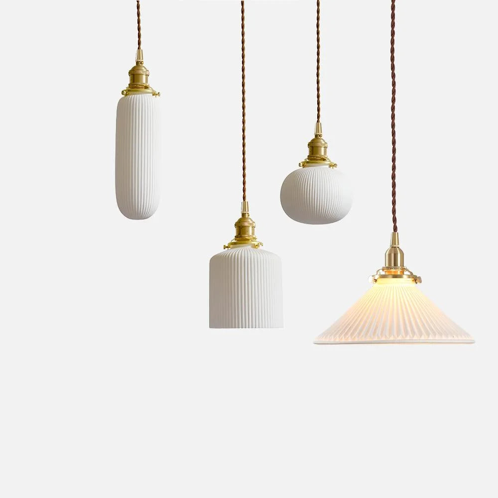 MODERN WHITE PENDANT LIGHTING