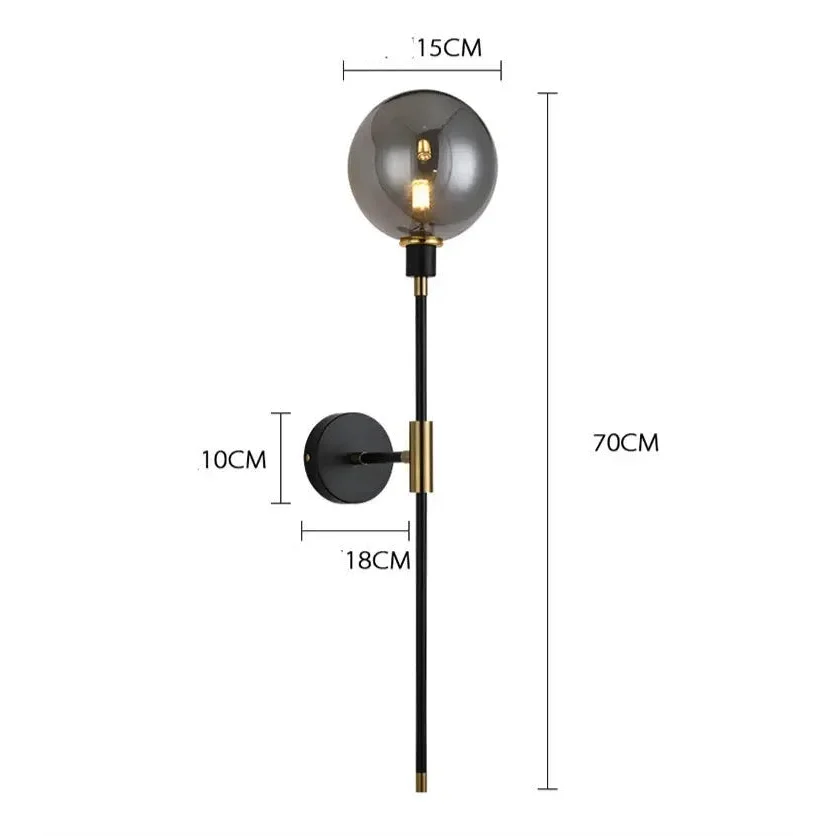 MOLECULAR GLASS WALL LAMP | CLHHP02558