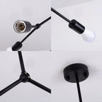 MOLECULE LED BLACK CEILING LIGHT FIXTURES