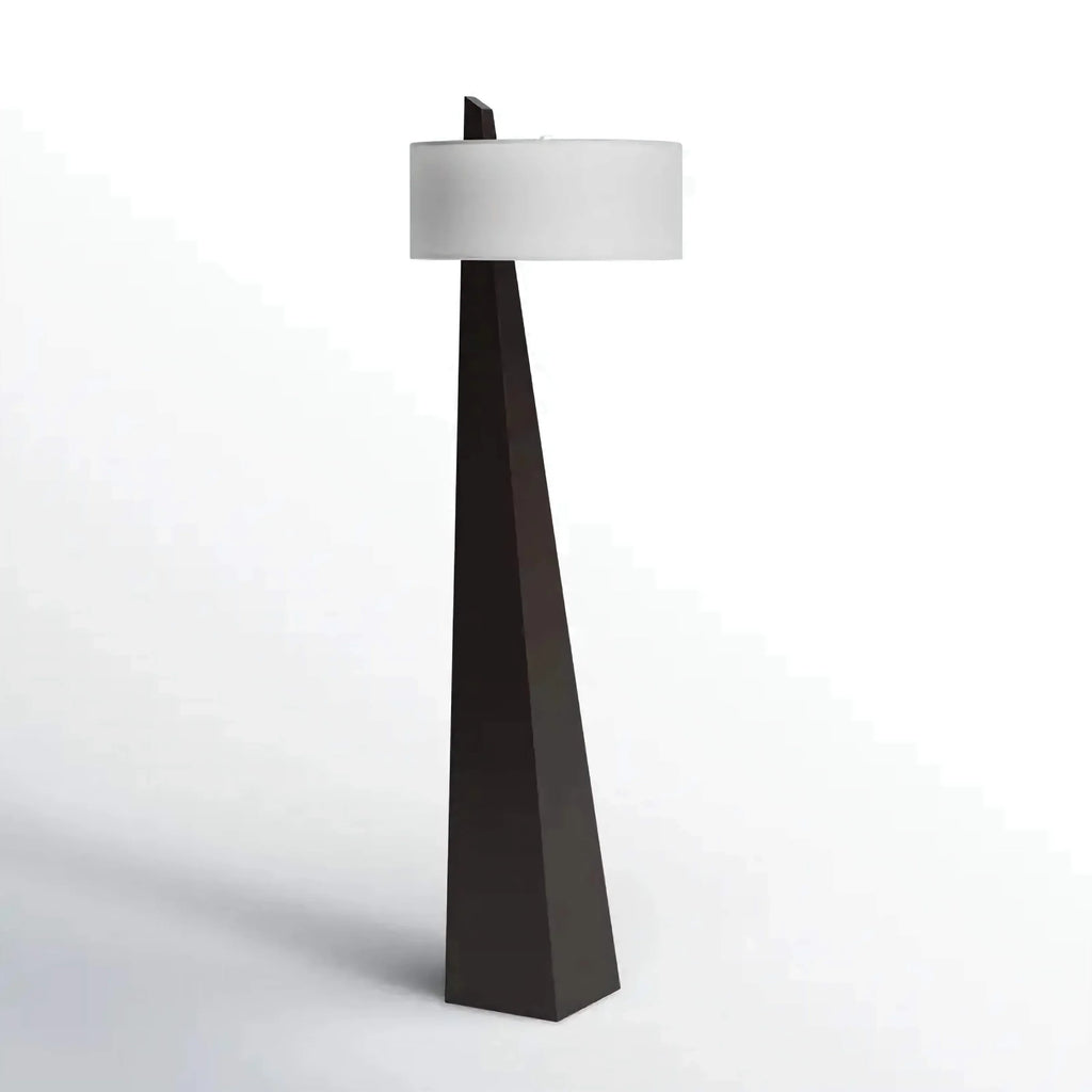 MONOLITHIC BLACK TAPERED FLOOR LAMP | CLVMO0280