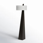 MONOLITHIC BLACK TAPERED FLOOR LAMP | CLVMO0280