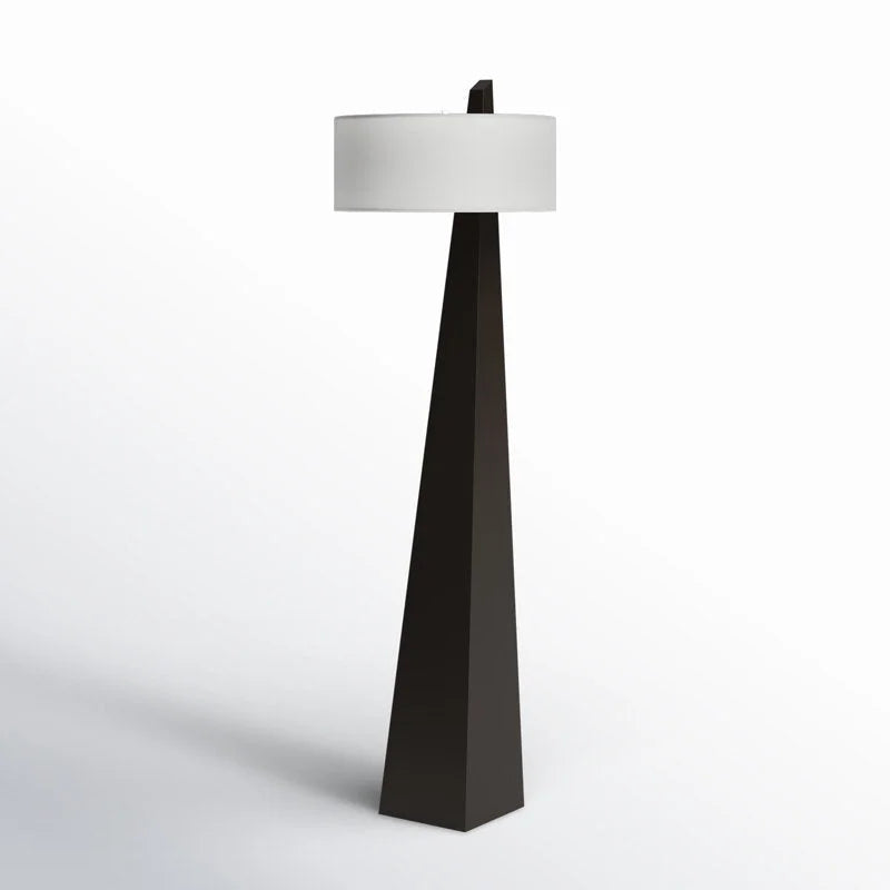 MONOLITHIC BLACK TAPERED FLOOR LAMP | CLVMO0280