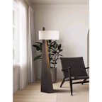 MONOLITHIC BLACK TAPERED FLOOR LAMP | CLVMO0280