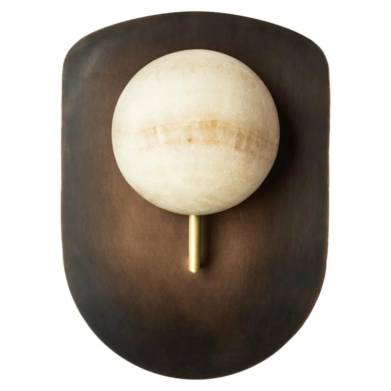 MOON MARBLE GLOBE SCONCE | CLHP8S52D