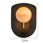 MOON MARBLE GLOBE SCONCE | CLHP8S52D