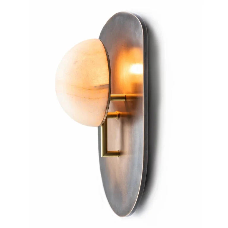 MOON MARBLE GLOBE SCONCE | CLHP8S52D