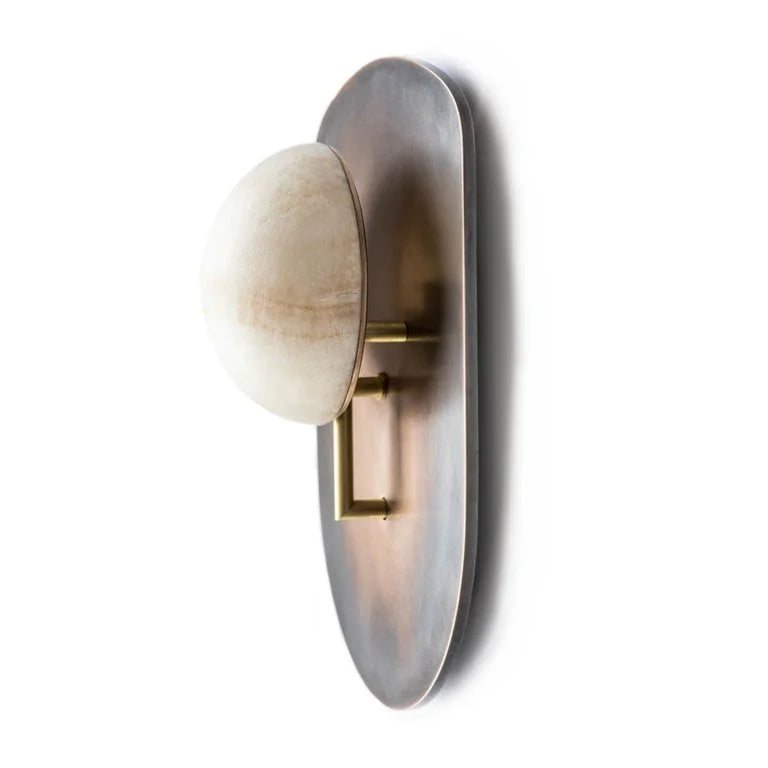 MOON MARBLE GLOBE SCONCE | CLHP8S52D