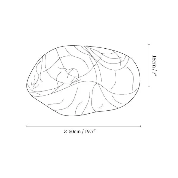 MULBERRY SILK CEILING LIGHT | CLSILD025