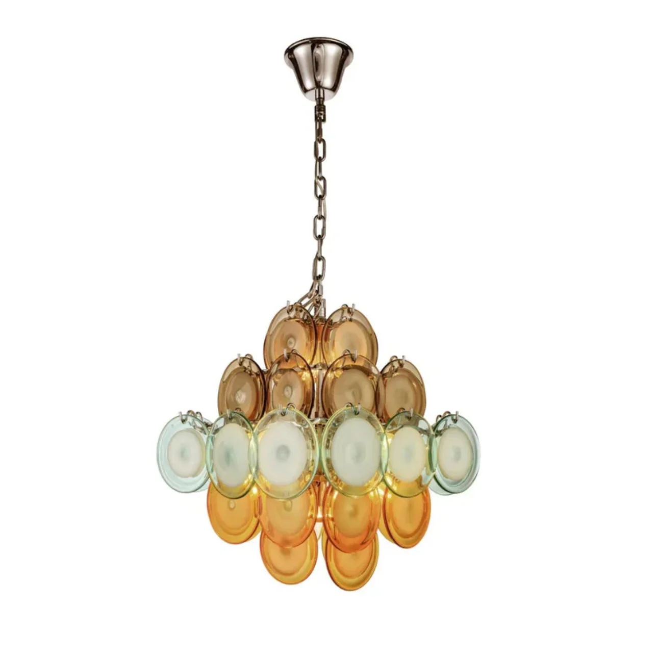 MURANO ROUND GLASS CHANDELIER | CLOP895000