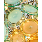 MURANO ROUND GLASS CHANDELIER | CLOP895000