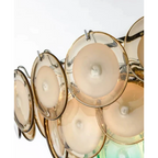 MURANO ROUND GLASS CHANDELIER | CLOP895000