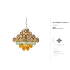 MURANO ROUND GLASS CHANDELIER | CLOP895000