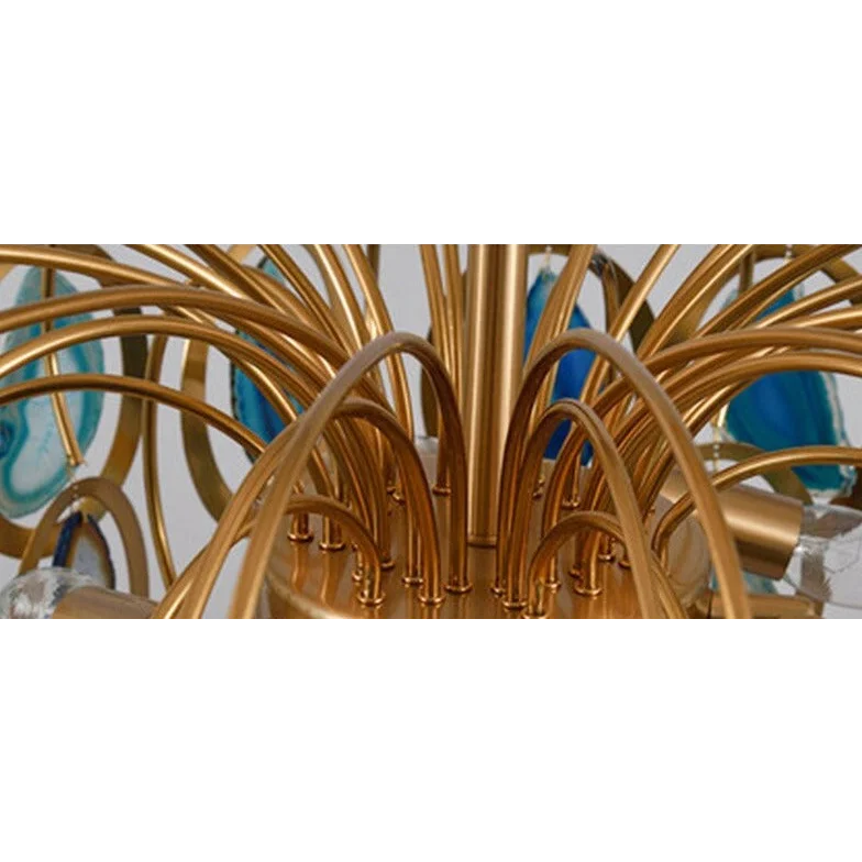 NATURAL AGATE MODERN CHANDELIER | CL70032