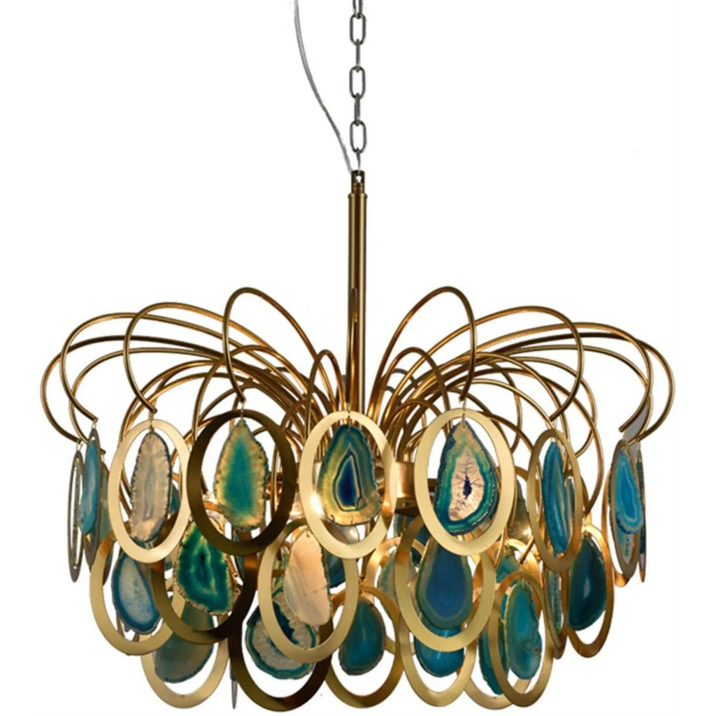 NATURAL AGATE MODERN CHANDELIER | CL70032