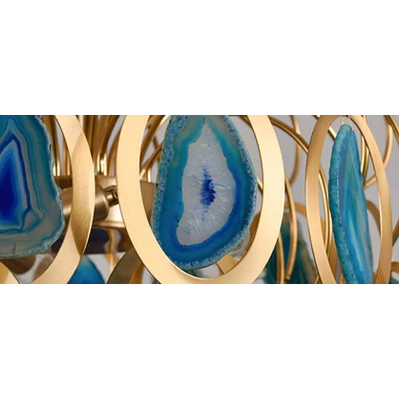 NATURAL AGATE MODERN CHANDELIER | CL70032