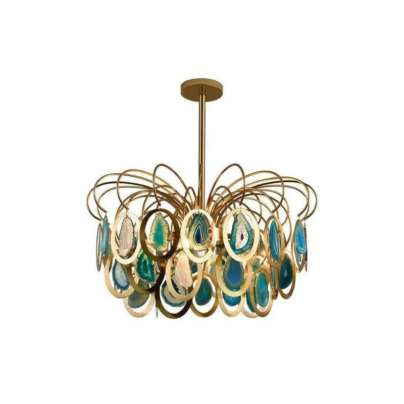NATURAL AGATE MODERN CHANDELIER | CL70032