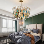 NATURAL AGATE MODERN CHANDELIER | CL70032