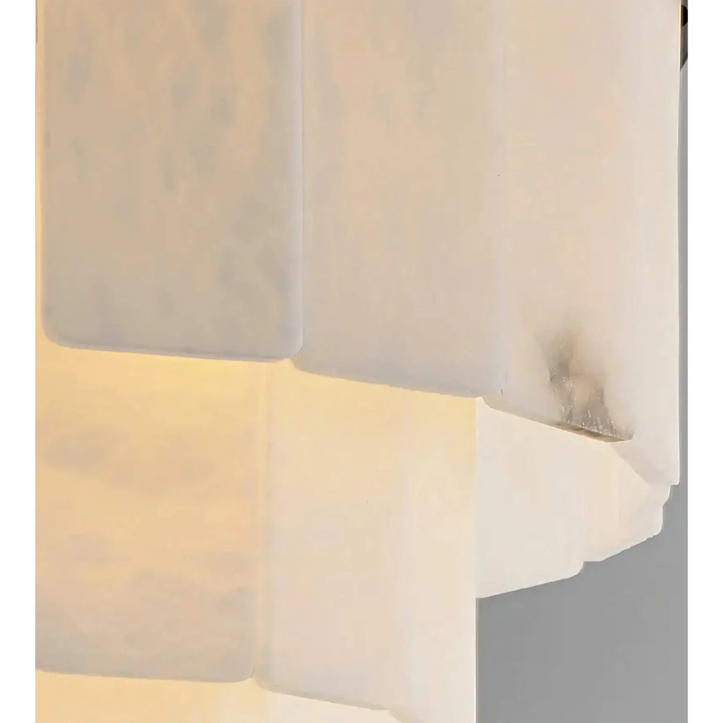 NATURAL ALABASTER CHANDELIER | CLMT02580