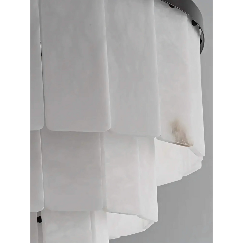 NATURAL ALABASTER CHANDELIER | CLMT02580