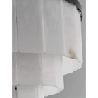 NATURAL ALABASTER CHANDELIER | CLMT02580