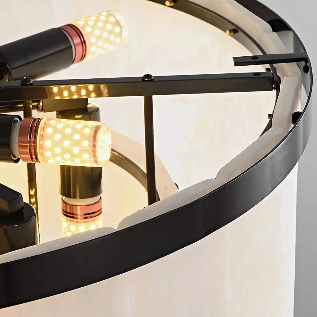 NATURAL ALABASTER CHANDELIER | CLMT02580