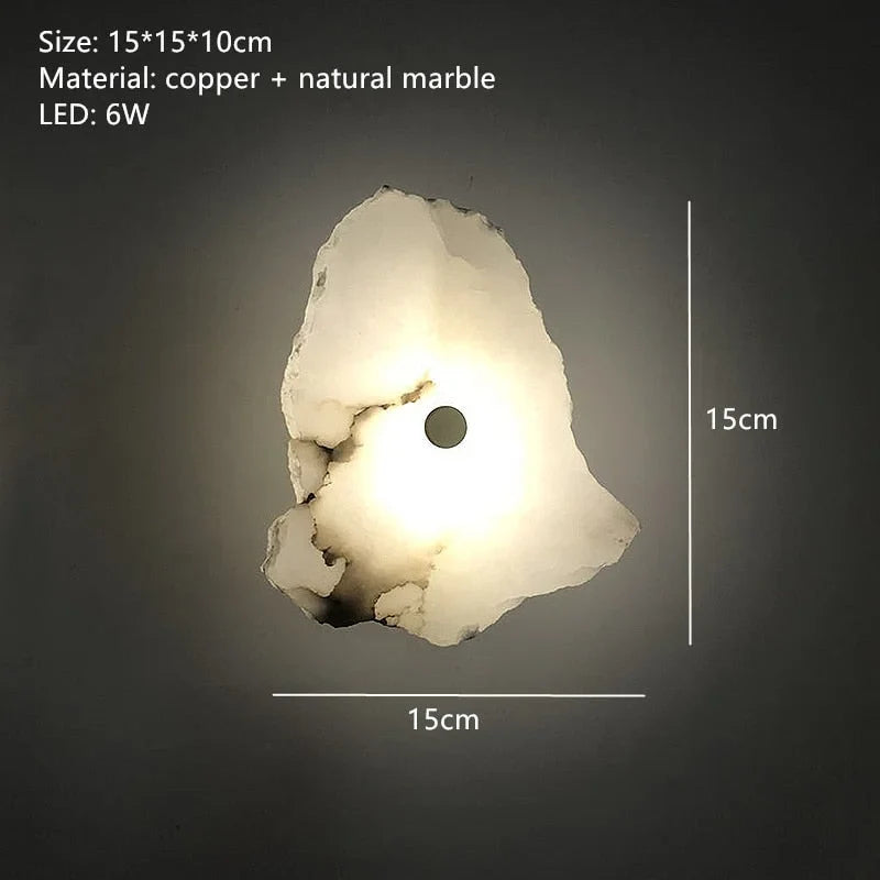 NATURAL MARBLE LED WALL LAMP | CLDSS0255