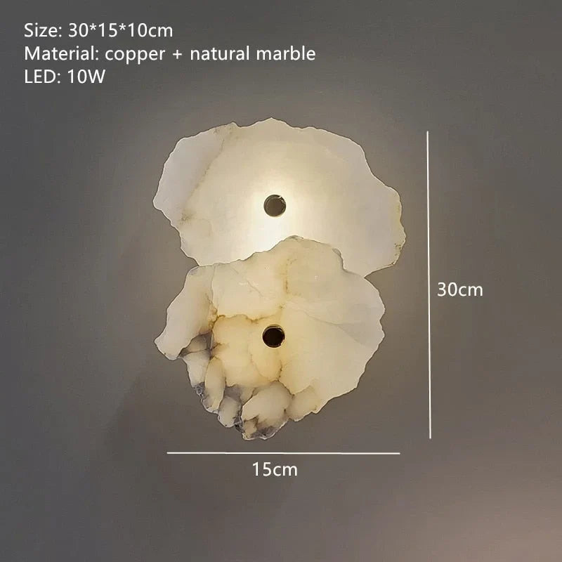NATURAL MARBLE LED WALL LAMP | CLDSS0255