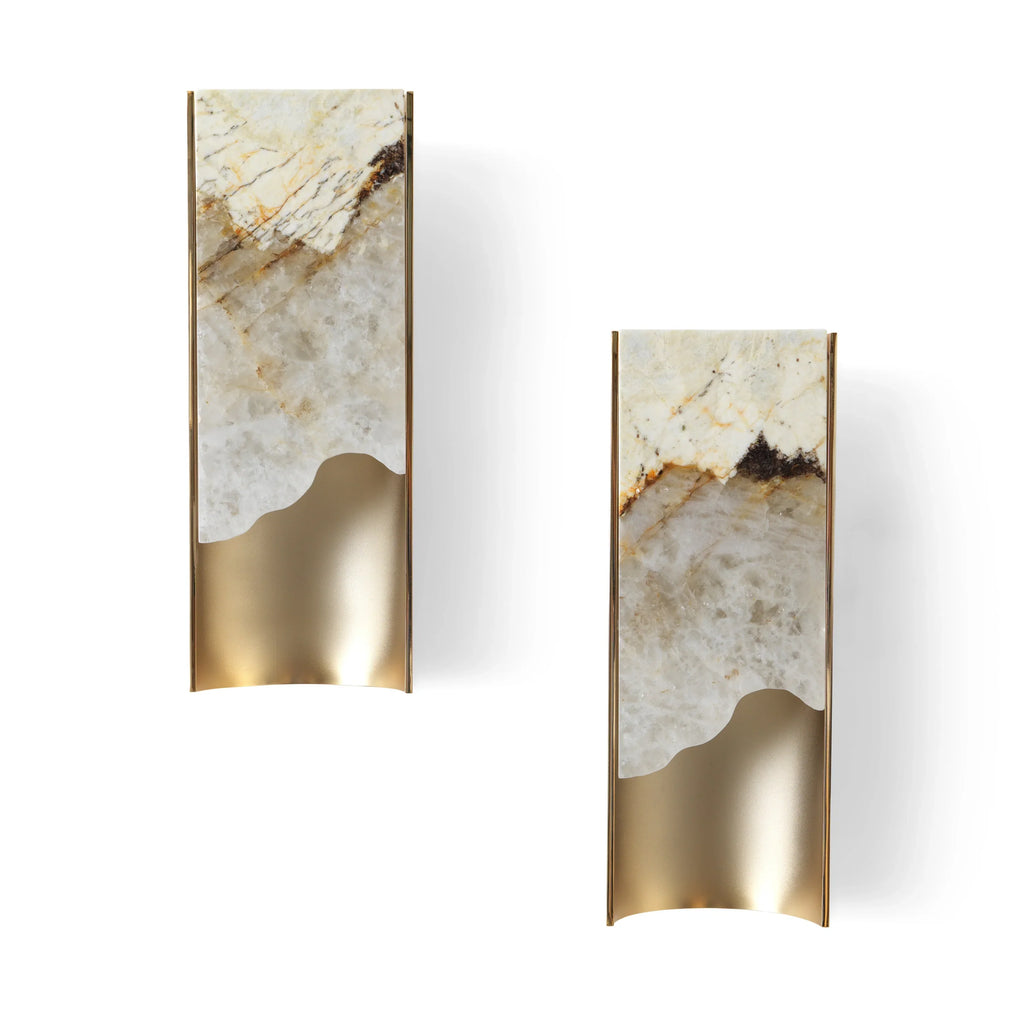 NATURAL STONE WALL SCONCE | CLVIS027
