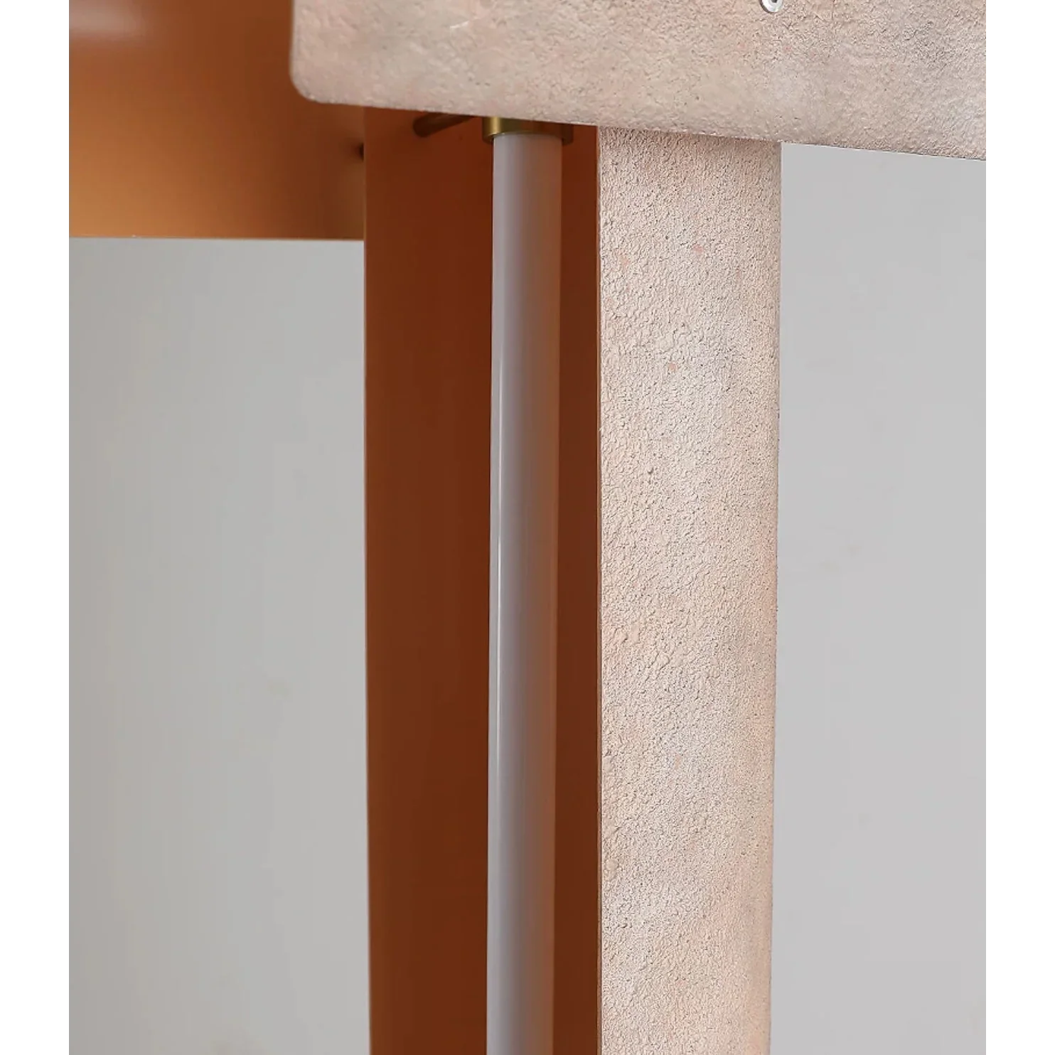 NATURAL TRAVERTINE ALLOY FLOOR LAMP | DESIGN PIETRA