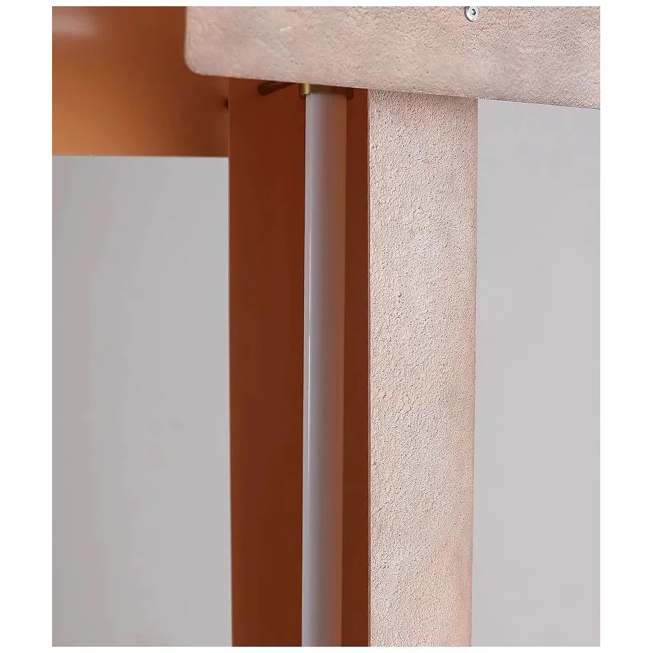 NATURAL TRAVERTINE & ALLOY TABLE LAMP | DESIGN PIETRA