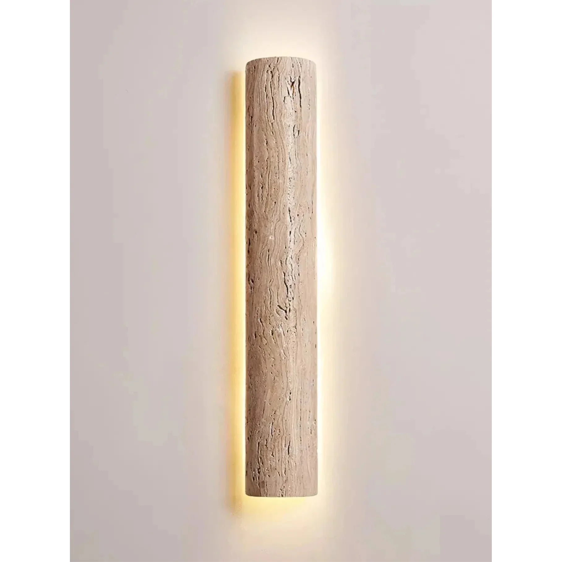 NATURAL TRAVERTINE STONE LED WALL SCONCE | CL889901