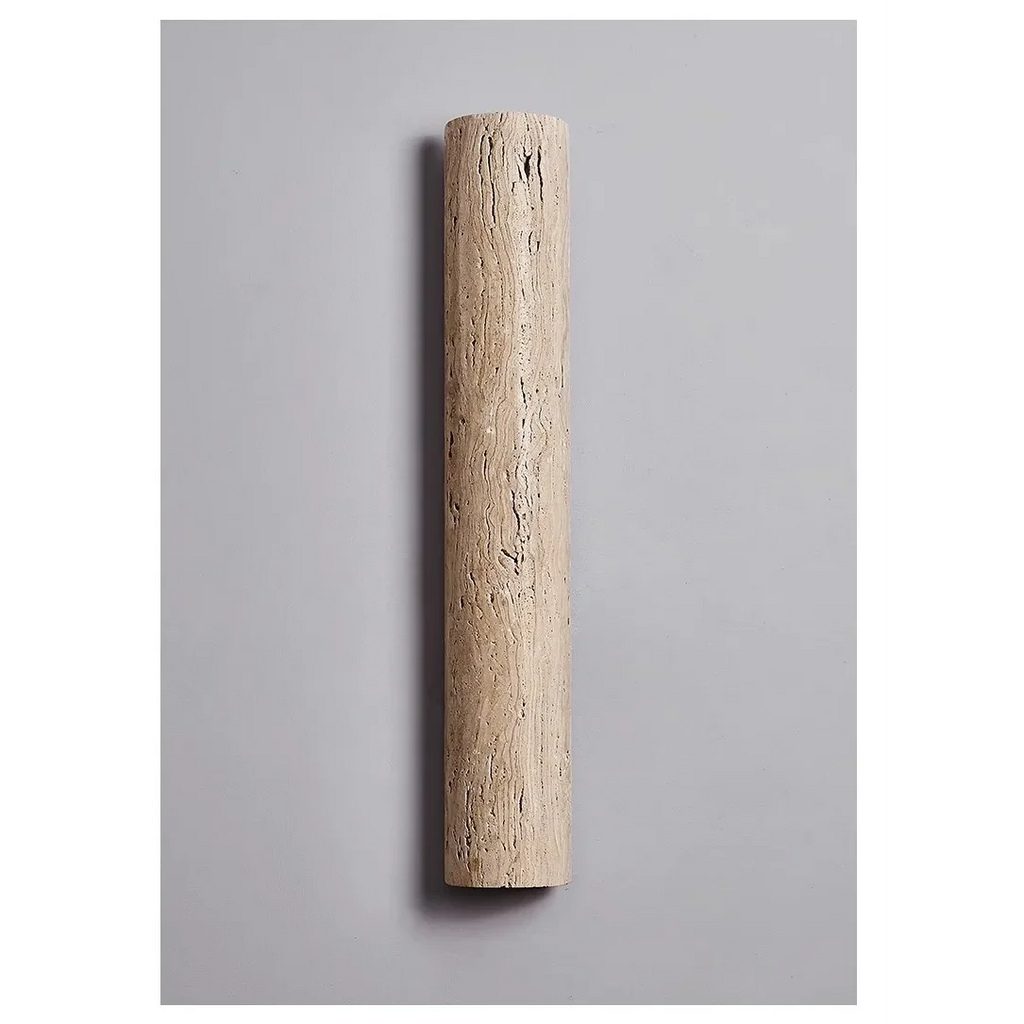 NATURAL TRAVERTINE STONE LED WALL SCONCE | CL889901