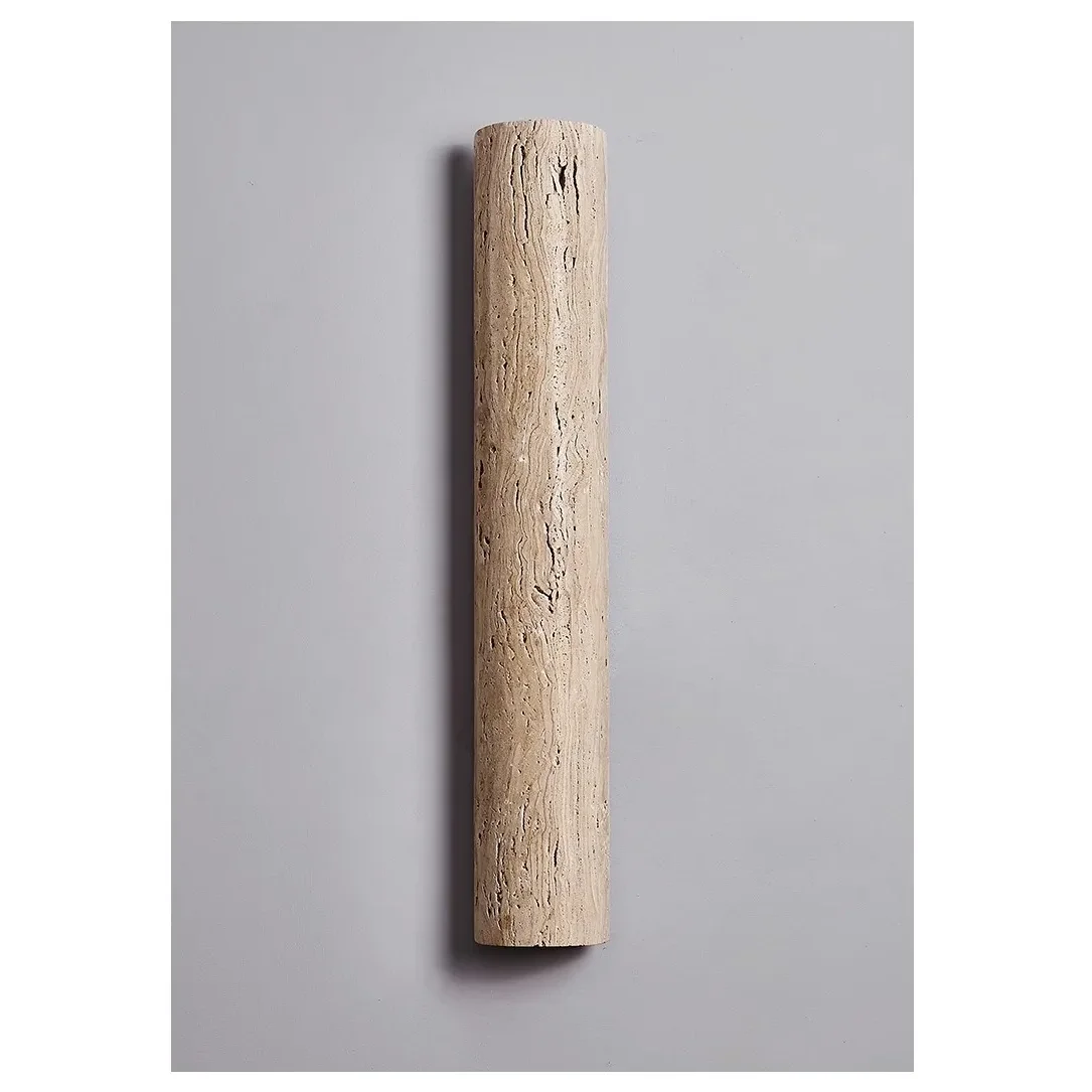NATURAL TRAVERTINE STONE LED WALL SCONCE | CL889901
