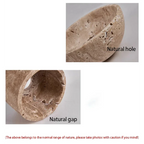 NATURAL TRAVERTINE STONE LED WALL SCONCE | CL889901