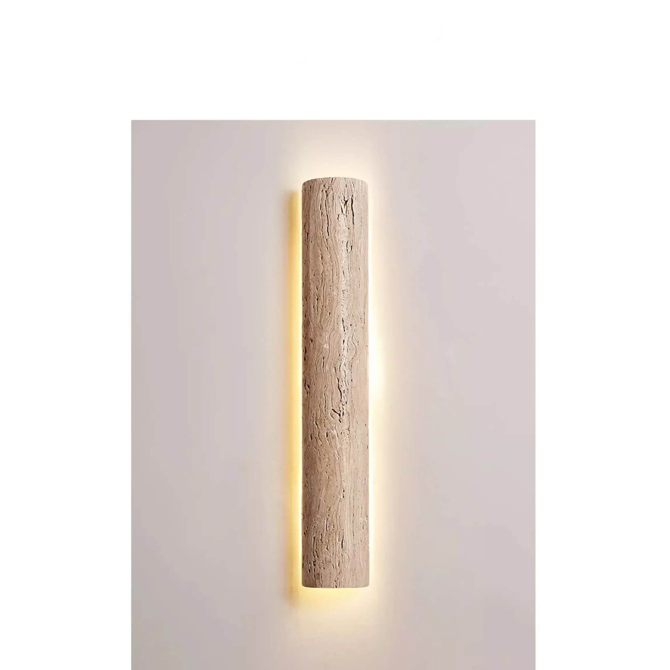 NATURAL TRAVERTINE STONE LED WALL SCONCE | CL889901