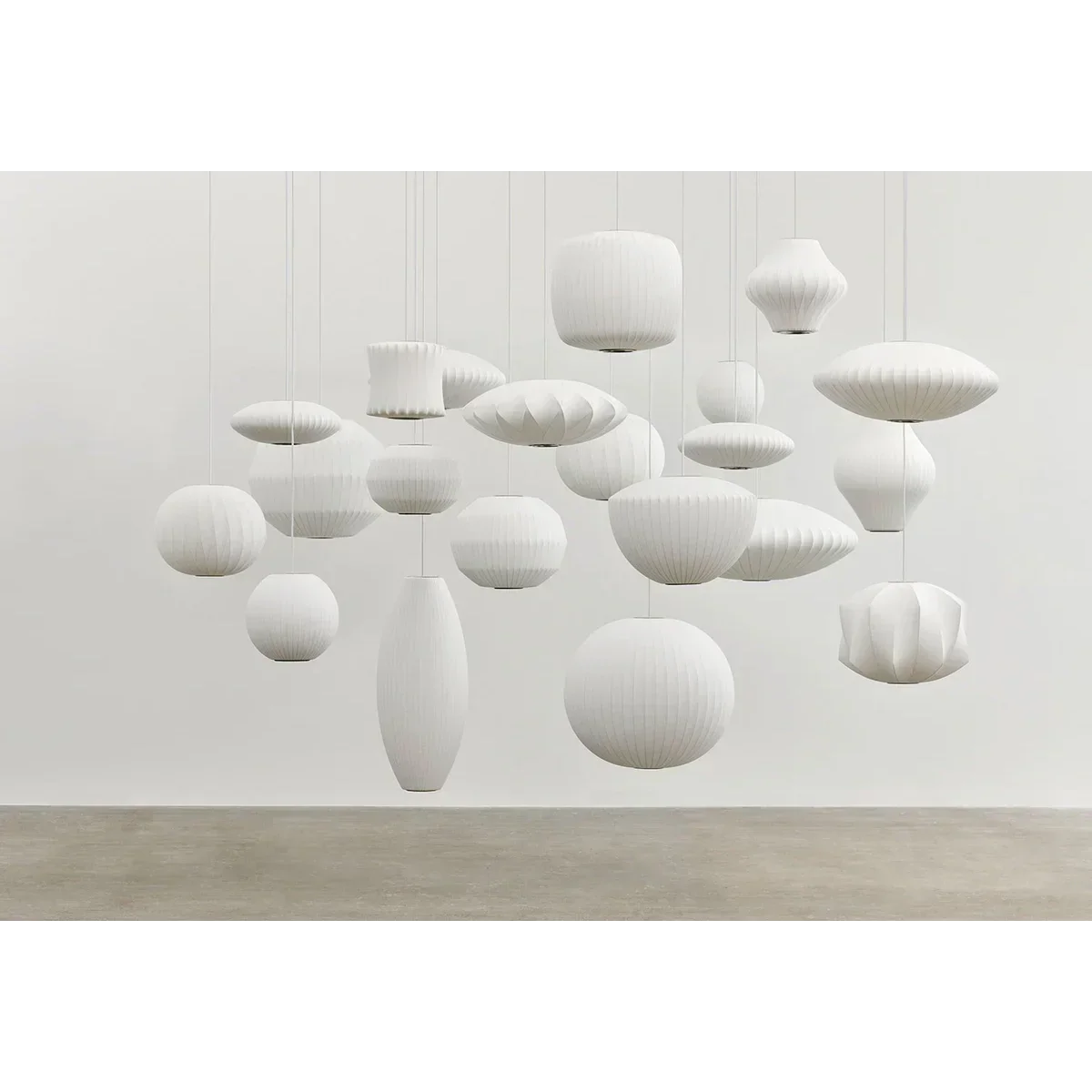 NELSON BUBBLE SILK PENDANT LAMP | DESIGN CL875