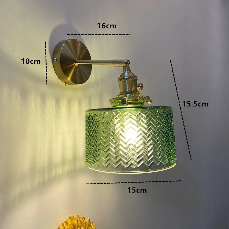 NORDIC WALL LAMP WITH SWING GLASS SHADE