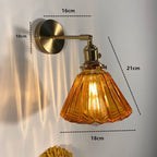 NORDIC WALL LAMP WITH SWING GLASS SHADE